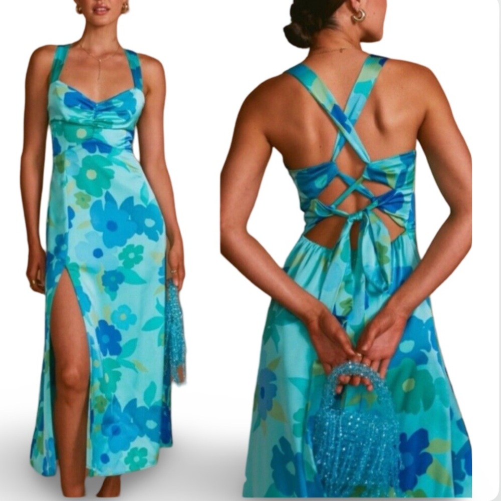 ‼️💥PRICE DROP ☄️ NWT Show Me Your MuMu Midi Dress Size XL - Picture 4 of 14